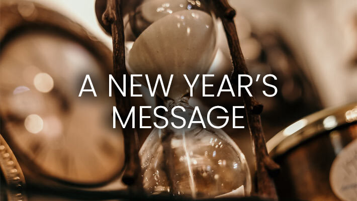 A New Year Message