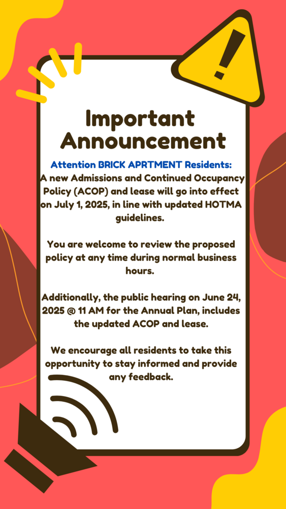  Important Announcement